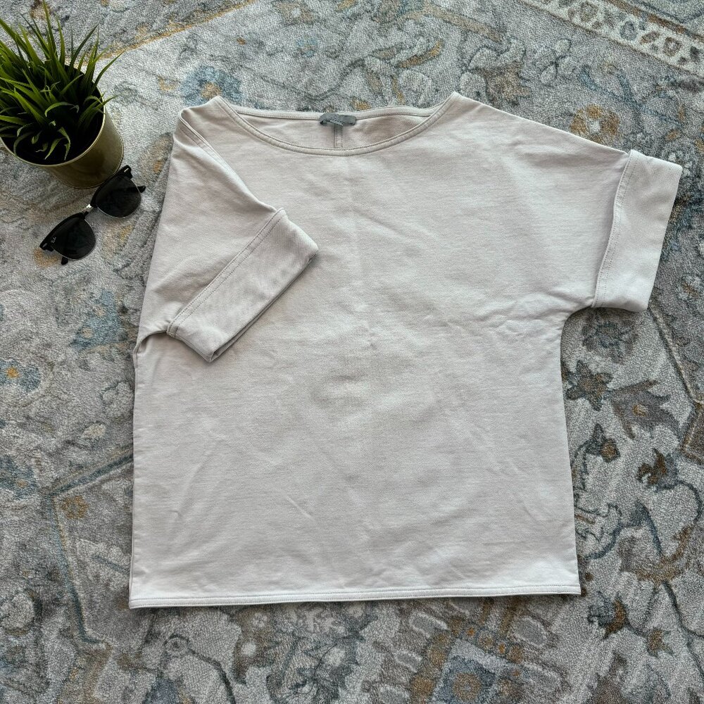 COS | Beige Structured Shirt, US Small (S), CA Small (P)